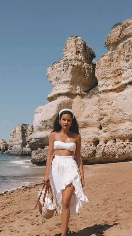 Summer Travel in Algarve, Portugal. Sarah Butler of @SarahChristine wearing cute summer beach outfit in sandy coves of Algarve, Portugal.

summer outfit ideas, casual summer outfits, summer outfits 2023, vacation outfits, beach outfit, beach ootd

#LTKtravel #LTKunder100 #LTKSeasonal