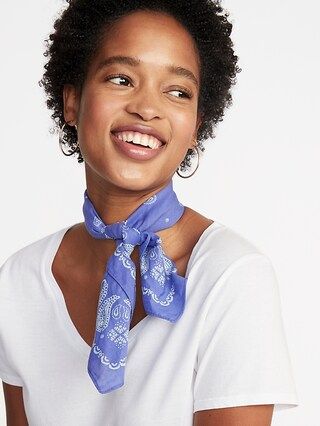 Printed Neckerchief for Women | Old Navy US