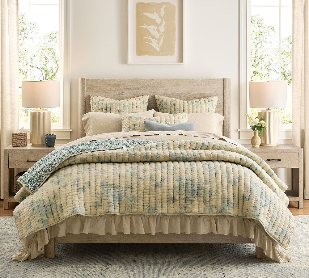 Floral Cloud Reversible Quilt | Pottery Barn (US)