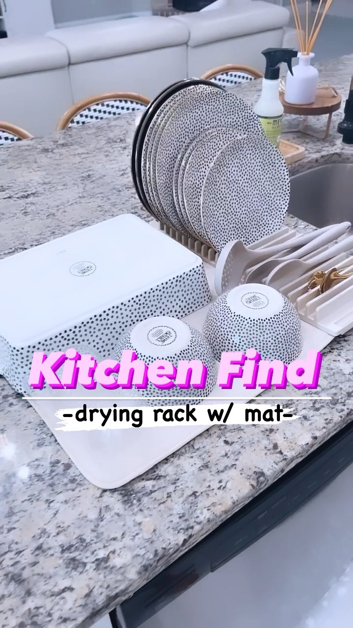 UDry Peg Dish Rack with Mat