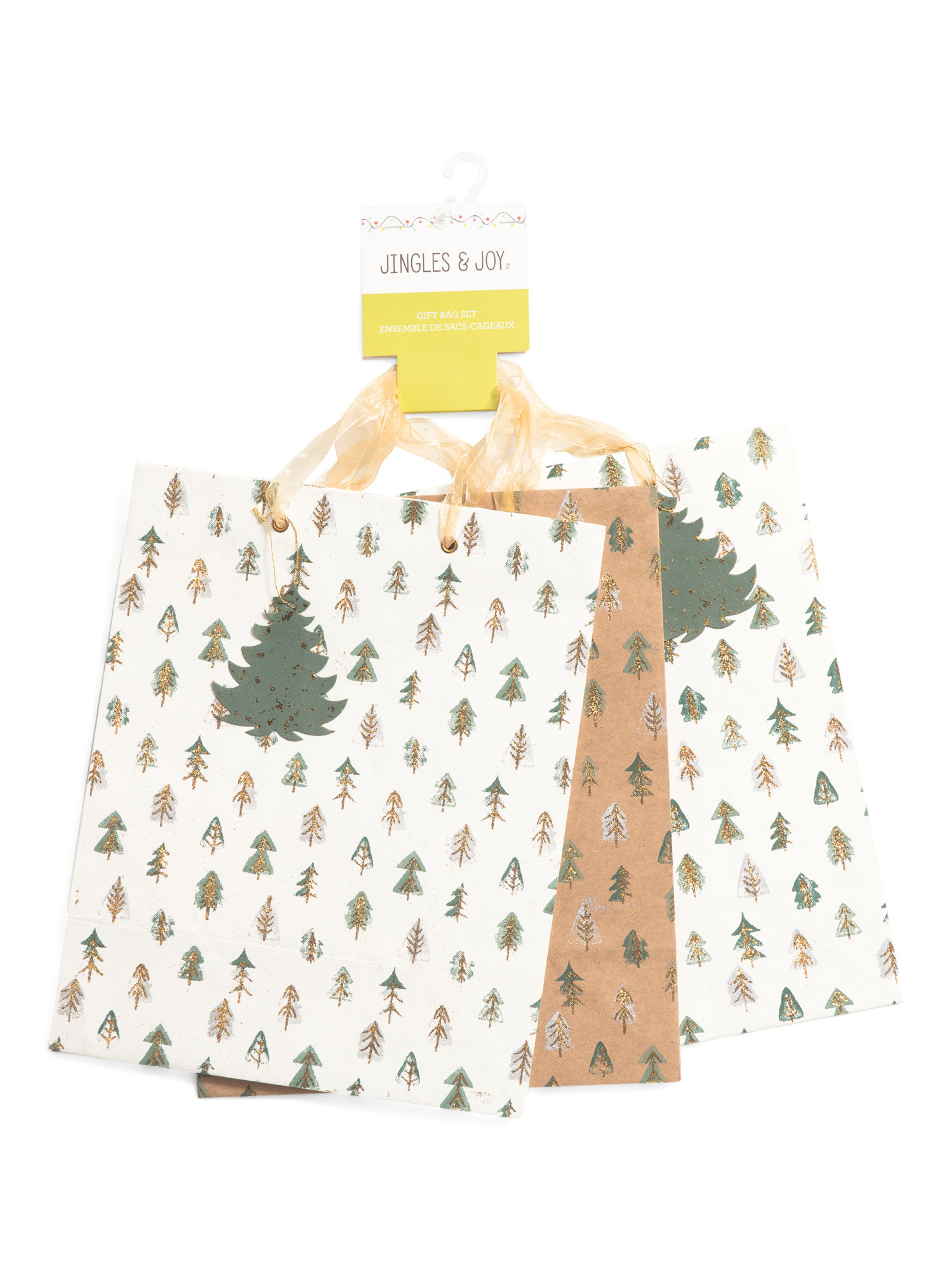 Set Of 3 Craft Tree Gift Bags | TJ Maxx
