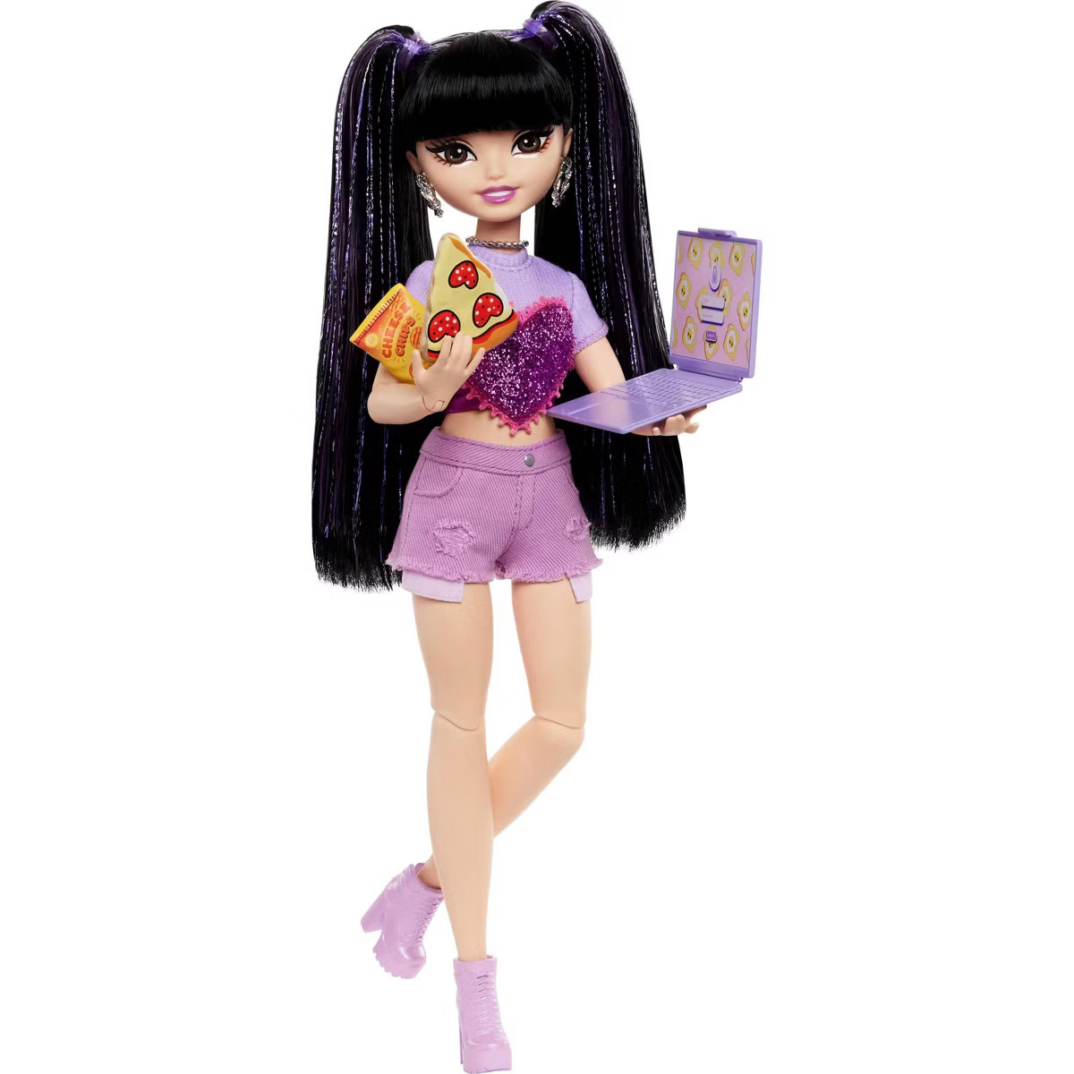 Barbie 12.7" Dream Besties Renee Fashion Doll with 11pc Food Themed Accessories | Target