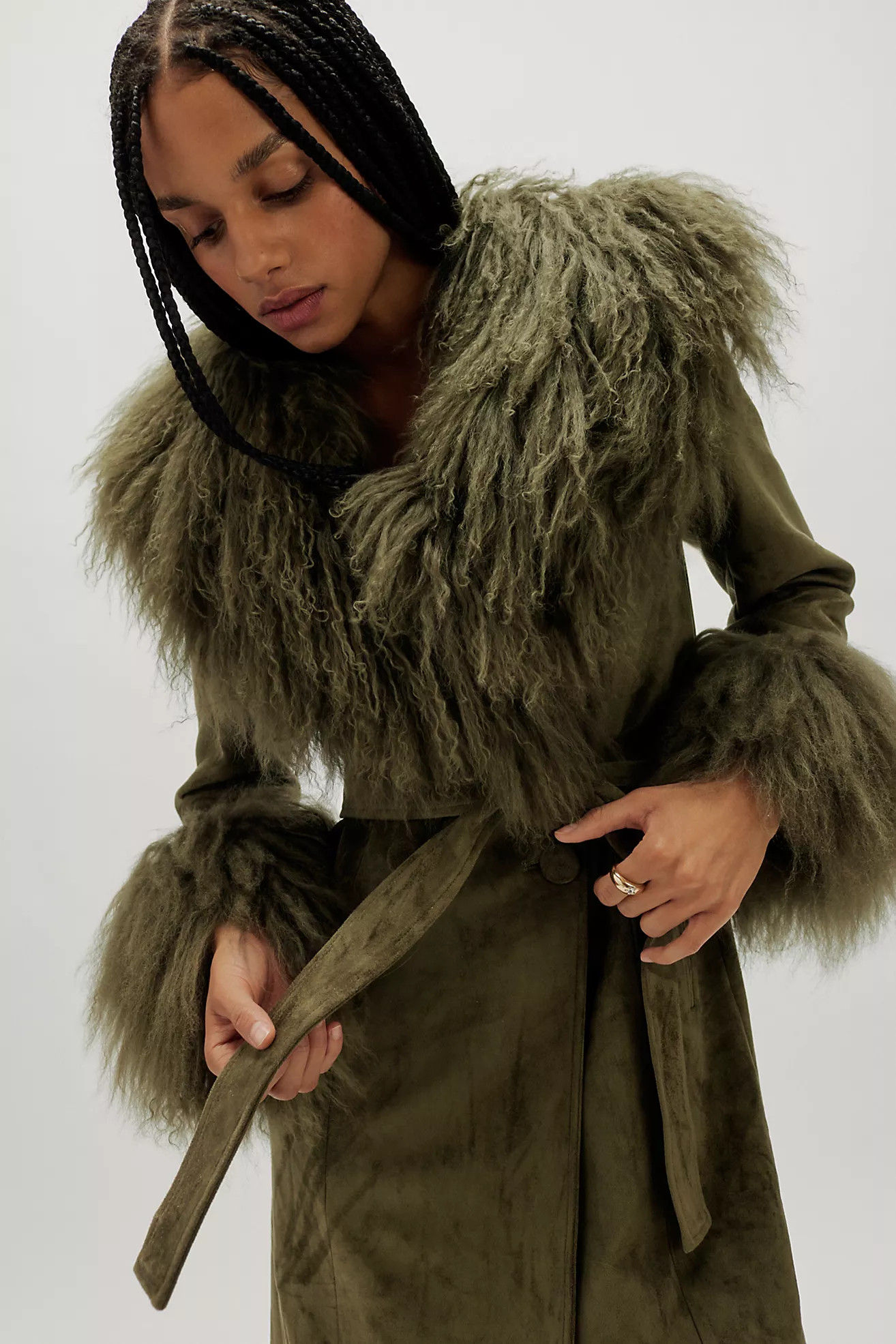 Charlotte Simone Penny Vegan Suede Coat | Free People (Global - UK&FR Excluded)