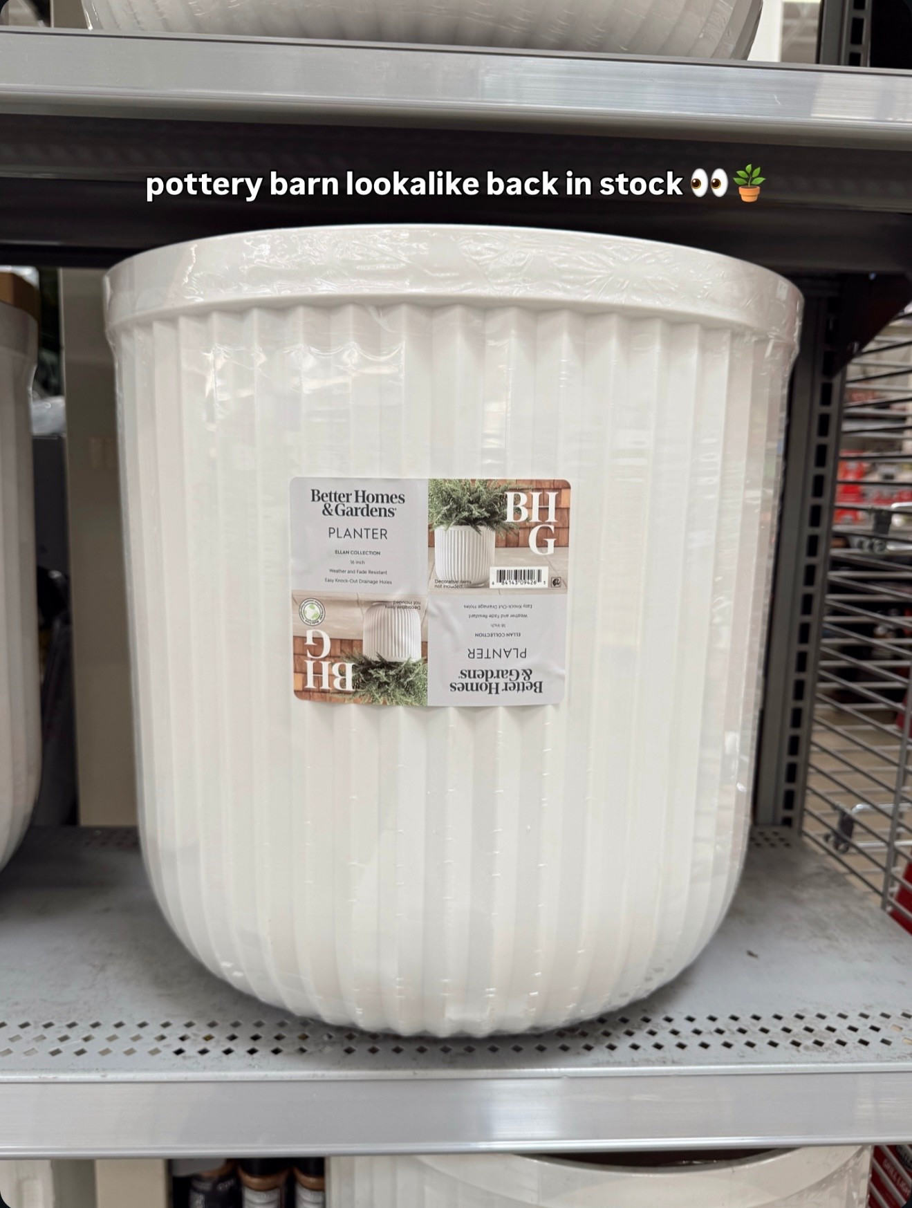 Pottery barn planter lookalike is back in stock!

#LTKFindsUnder50 #LTKHome #LTKSeasonal