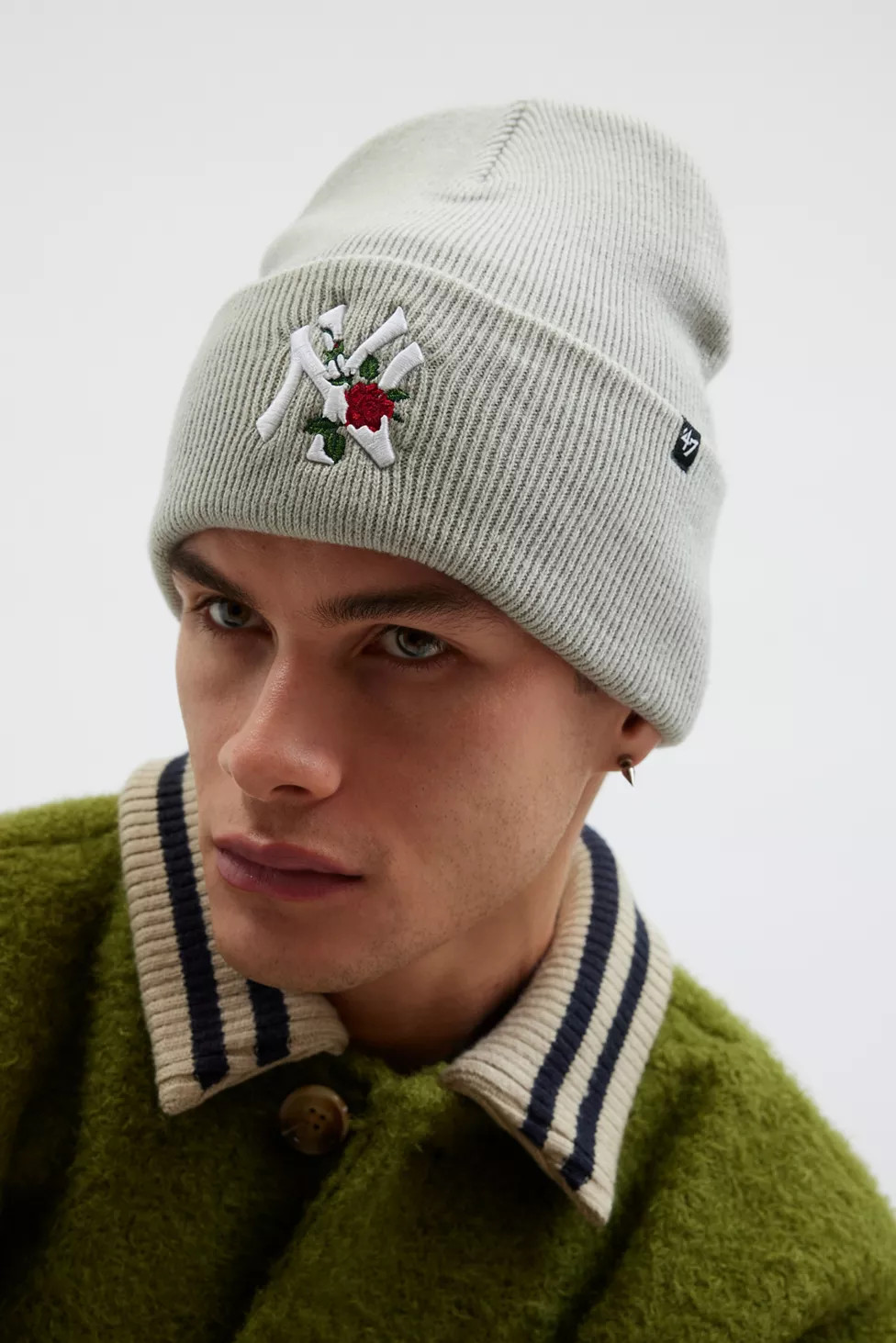 '47 Brand New York Yankees Thorn Beanie | Urban Outfitters (US and RoW)