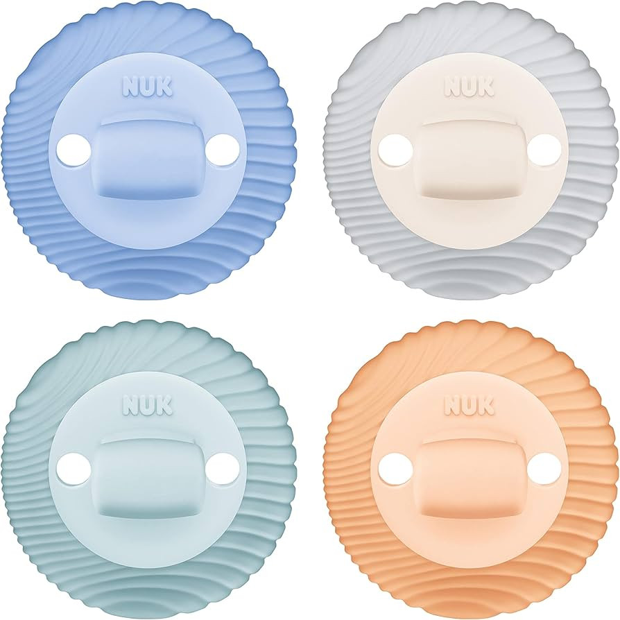 NUK Comfy Duet 100% Silicone Soother 2-in-1 BPA Free Pacifier and Teether | Amazon (US)