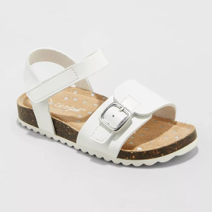 Toddler Girls' Belle Footbed Sandals - Cat & Jack™ | Target
