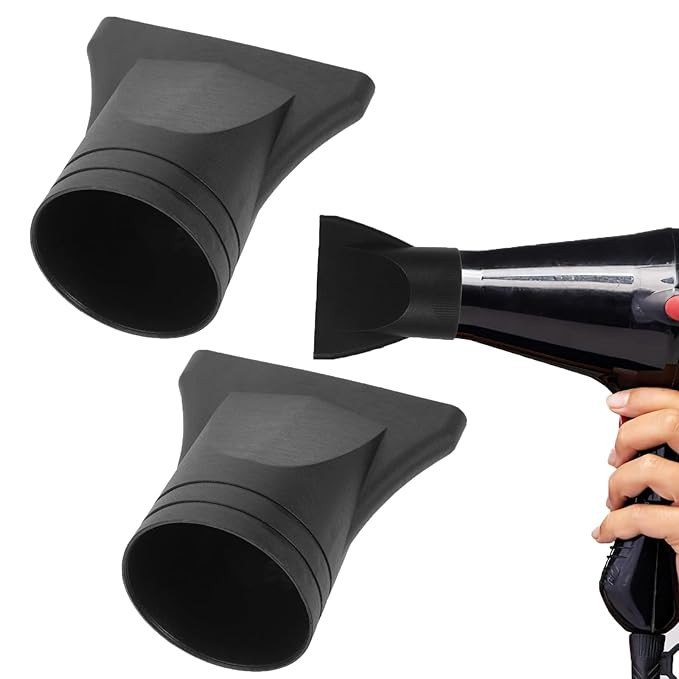 Healvian 2pcs Universal Hair Diffuser,Hair Dryer Attachment Nozzle,Blow Dryer Nozzle,Plastic Hair... | Amazon (US)