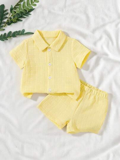 Set de short y camisa bebé | SHEIN
