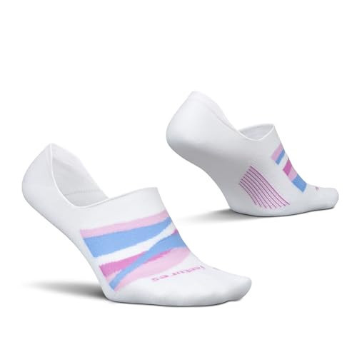 Feetures Everyday Women's Ultra Light No Show Socks - Heel Gripper Women's Socks with iWick Fibers - Small, Breezy Violet | Amazon (US)