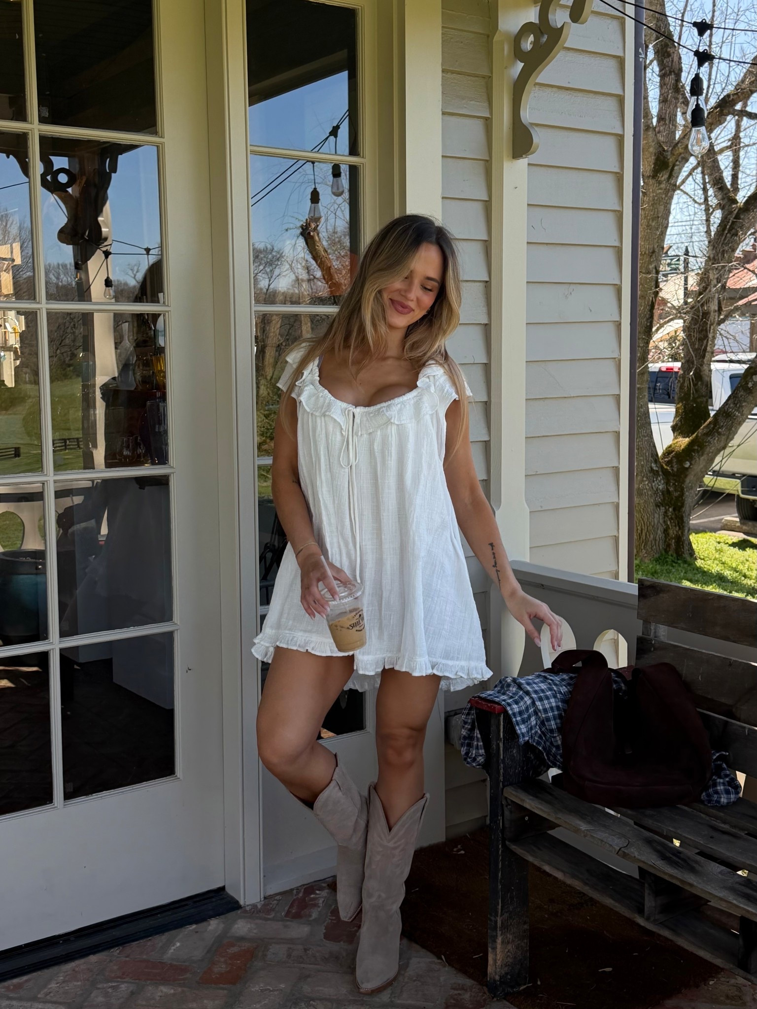 cutest romper for spring! @urbanoutfitters #uopartner #uocommunity wearing a size small! 