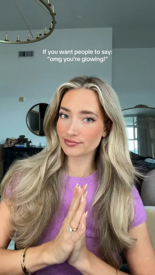 Glowing makeup look 💕