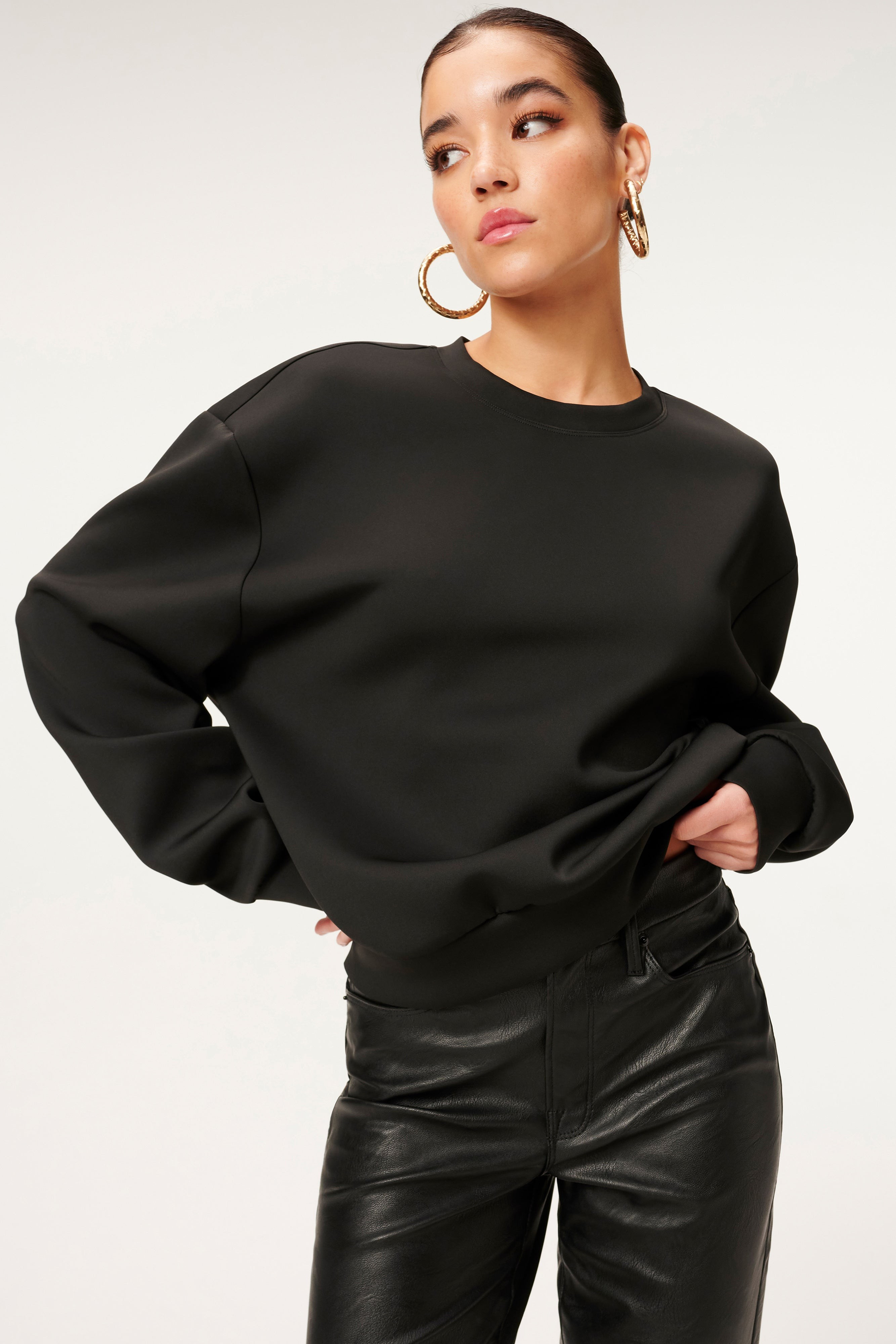 SCUBA BOYFRIEND CREW | BLACK001 | Good American