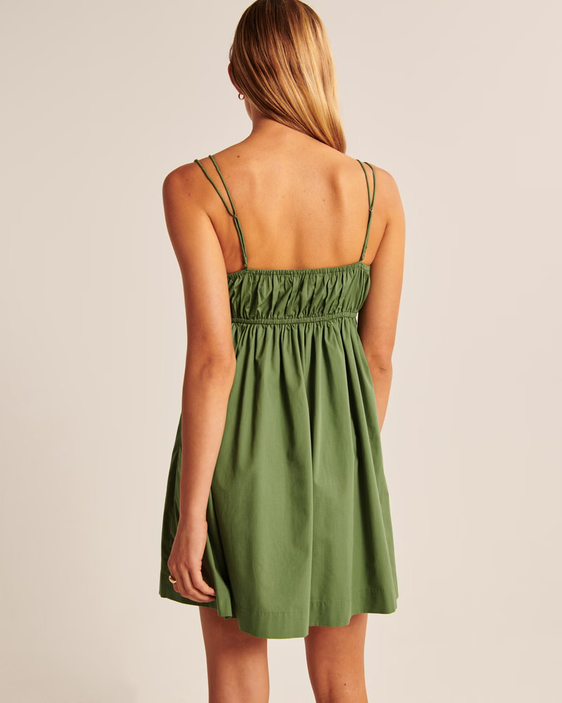 Women's Strappy Babydoll Mini Dress | Women's Dresses & Jumpsuits | Abercrombie.com | Abercrombie & Fitch (US)