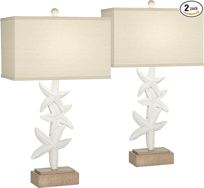 kathy ireland Seastar Sonata Coastal Table Lamps Set of 2 | Amazon (US)