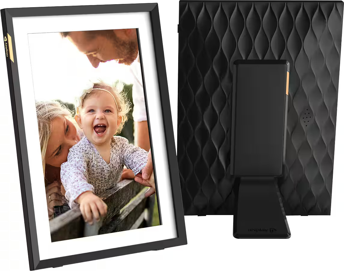 Nixplay W10P Touch Classic 10.1-inch LCD Smart Digital Photo Frame Black Classic Matte W10P - Bes... | Best Buy U.S.