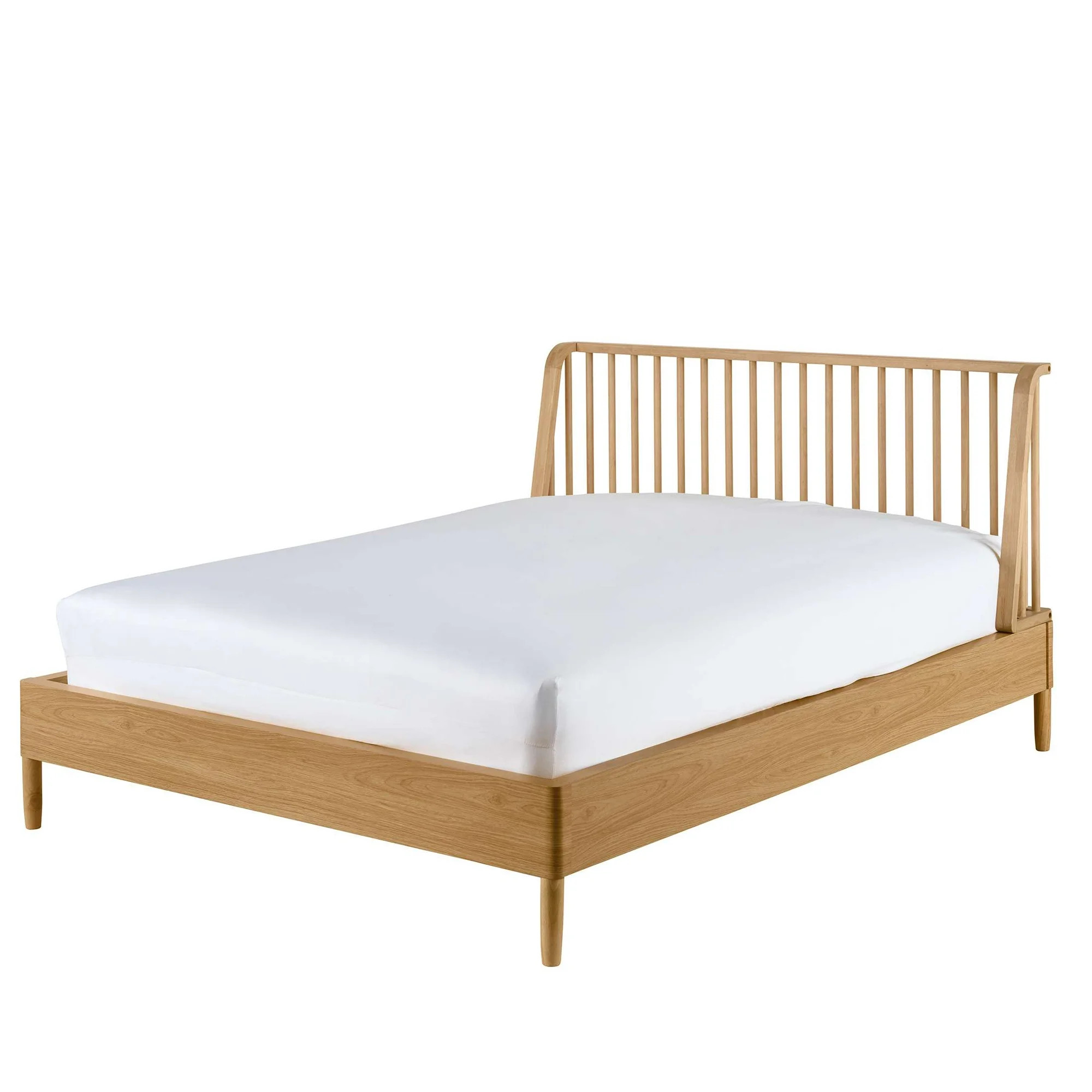 Better Homes & Gardens Lillian Spindle Bed, Queen, Natural Pine Finish | Walmart (US)