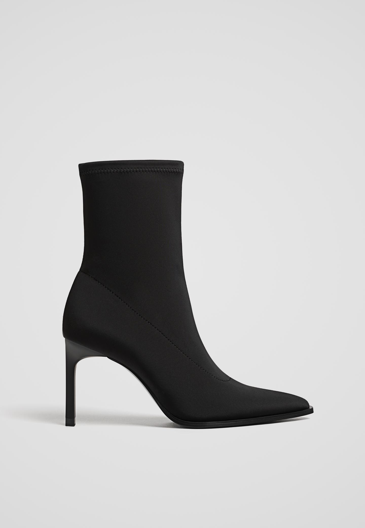Fabric ankle boots with stiletto heel£35.99Select size | Stradivarius (UK)