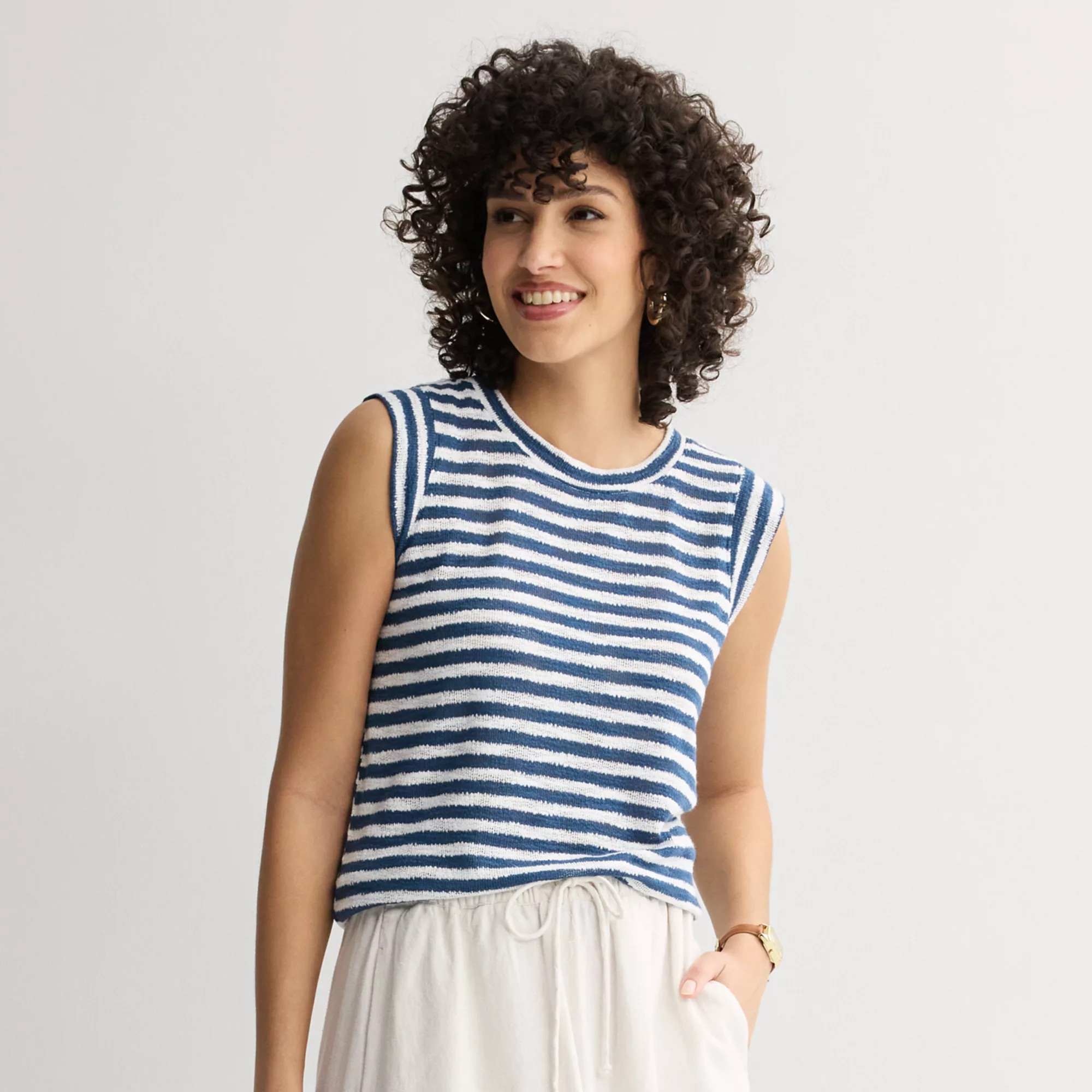 Women's Sonoma Goods For Life® Striped Summer Tank Top | Kohl's