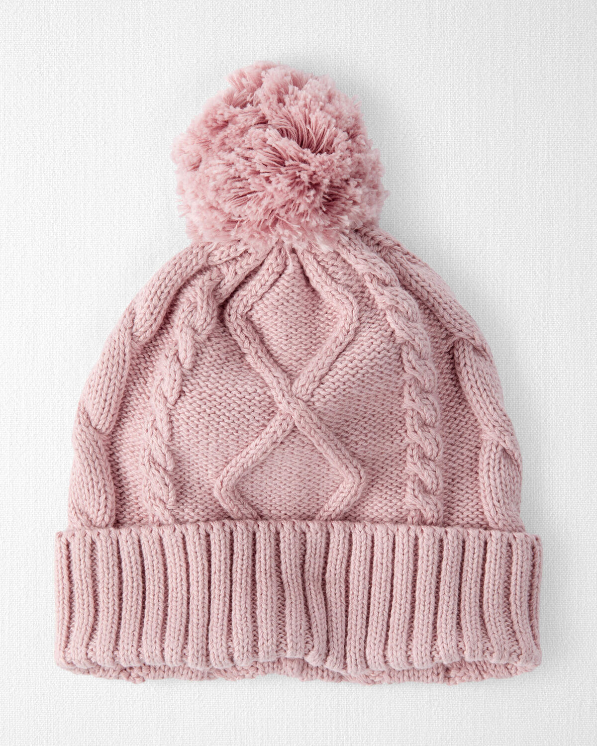 Baby Girl Organic Cotton Cable Knit Hat | Carter's Inc