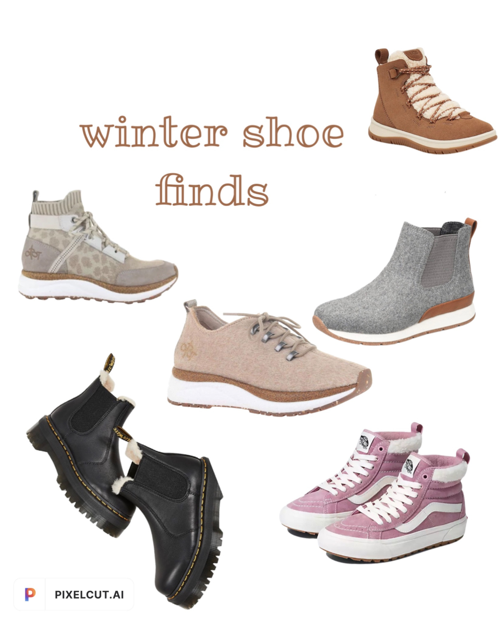 Keep your toesies cozy!! Warm but cute winter shoe options - boots and sneakers!
#warmshoes #wintershoes 