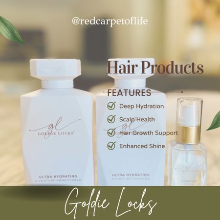Loving these hair products from Goldie Locks.  All hair types & textured. Color safe. Extension approved.  Paraben & Sulfate free. Vegan. Cruelty free. Travel sizes available  

#LTKTravel #LTKStyleTip #LTKFindsUnder50