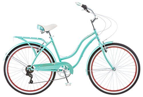 Schwinn 26" Ladies Perla 7 Speed Cruiser Bike, 26-Inch, Blue | Amazon (US)