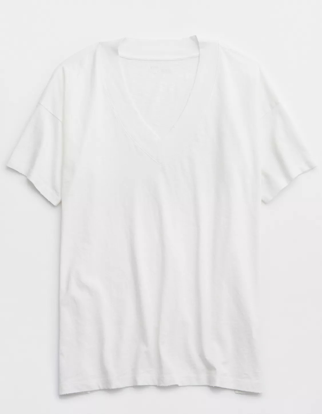 Aerie Extreme V-Neck Oversized Boyfriend T-Shirt | Aerie