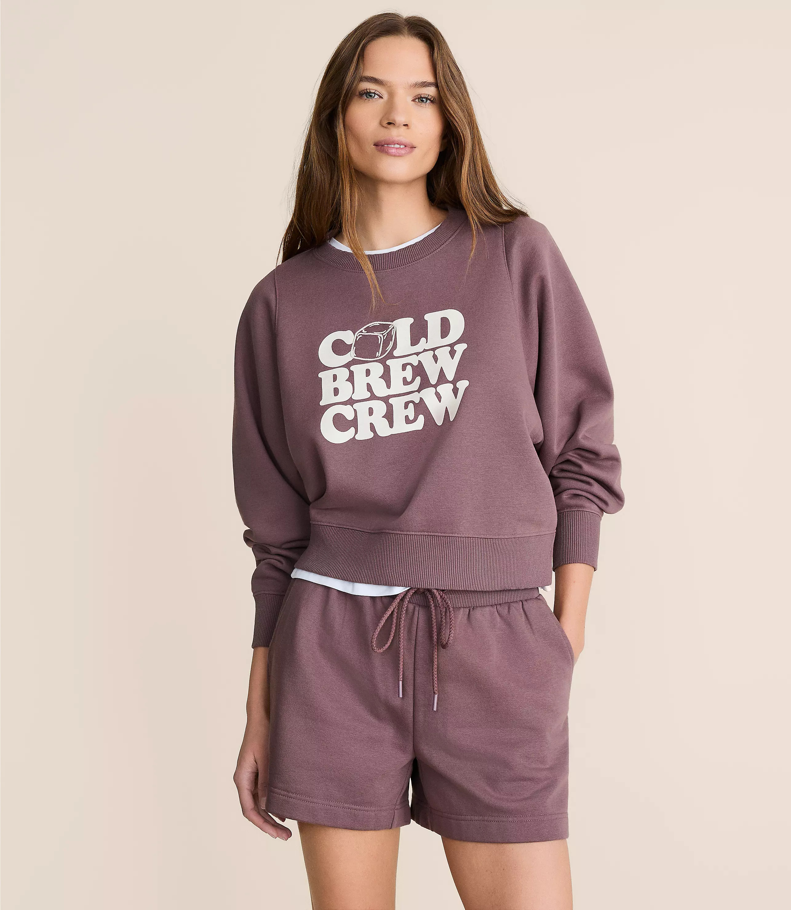 Lou & Grey Cold Brew Crew Elite Fleece Sweatshirt | LOFT