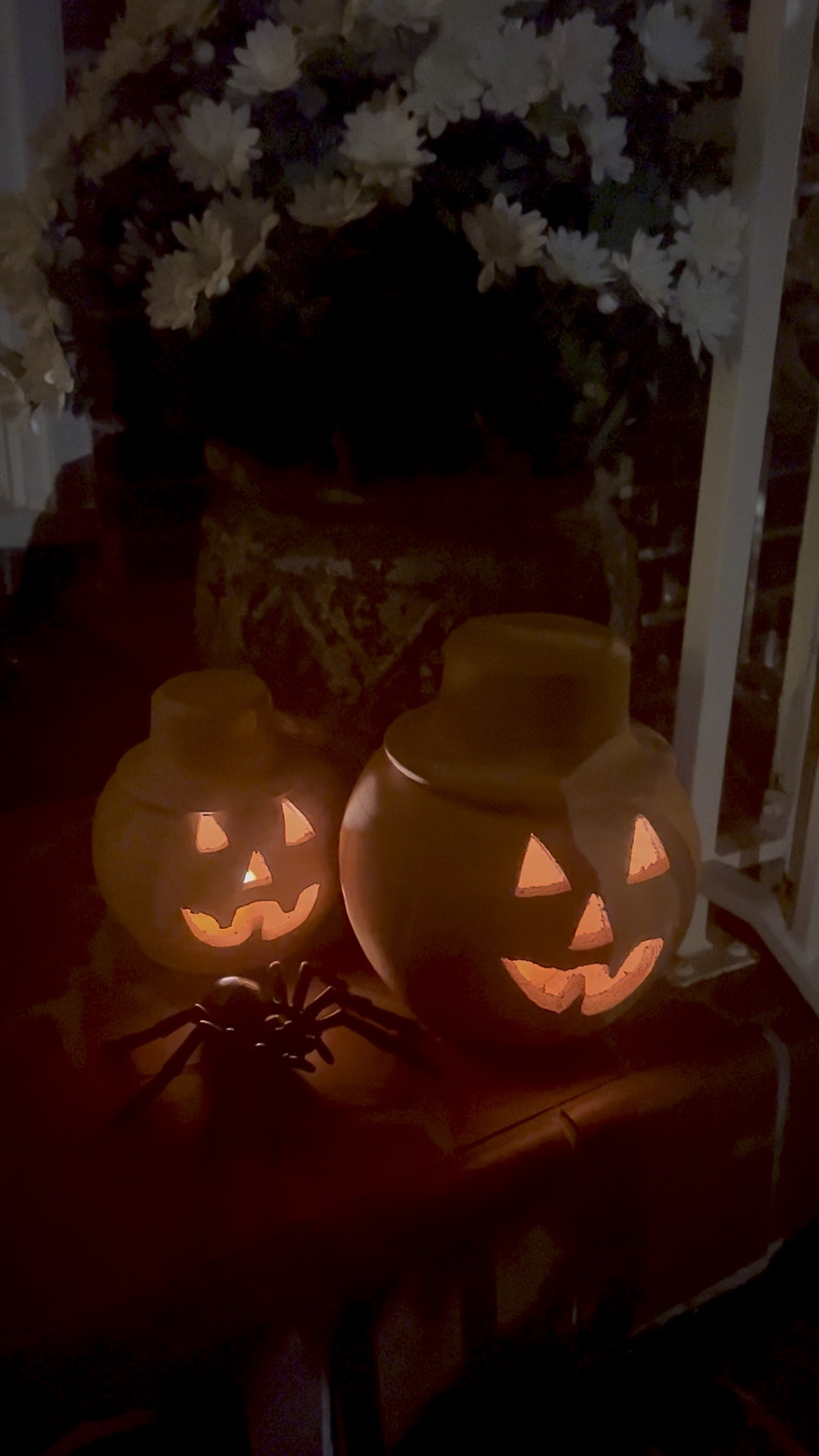 Love my terracotta Jacks all lit up! 

#spookyseason #thisishalloween #halloweendecor #fallhomedecor #terracottapumpkins #terracottajackolanterns #madeingeorgia #mudandrust #fallporchdecor #fallontheporch #claypumpkin #pottery #porchdecor #handmadedecor #handmadehalloween #autumndecor #seasonsofhome

#LTKSeasonal #LTKHome #LTKHalloween