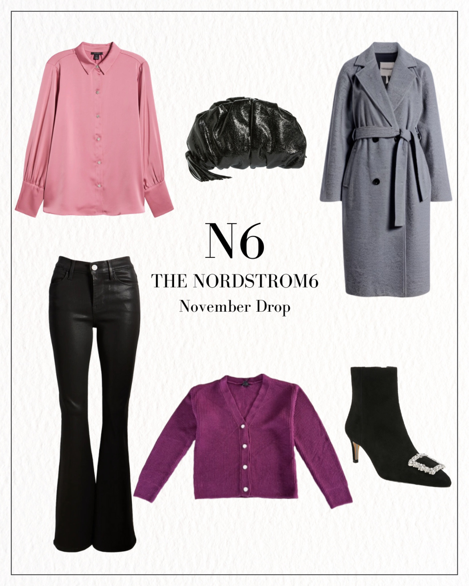 This month’s N6 drop is full of so many goodies for the holidays! I love anything with a sparkle so the cardigan and silk blouse are great options for under $100! These coated  full length flares by 7 for all mankind are so cool and don’t forget a wool coat like this one fro Avec Les Filles!

#LTKfindsunder100 #LTKparties #LTKHoliday