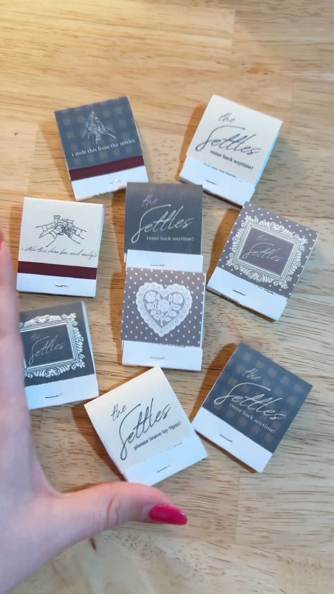 DIY Custom Matchbooks!!!🤍🏡