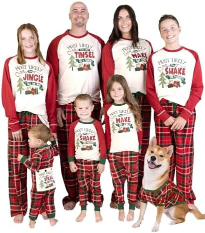 Lazy One Matching Family Christmas Pajamas, Mix and Match Christmas PJ's for The Whole Family, Ad... | Amazon (US)