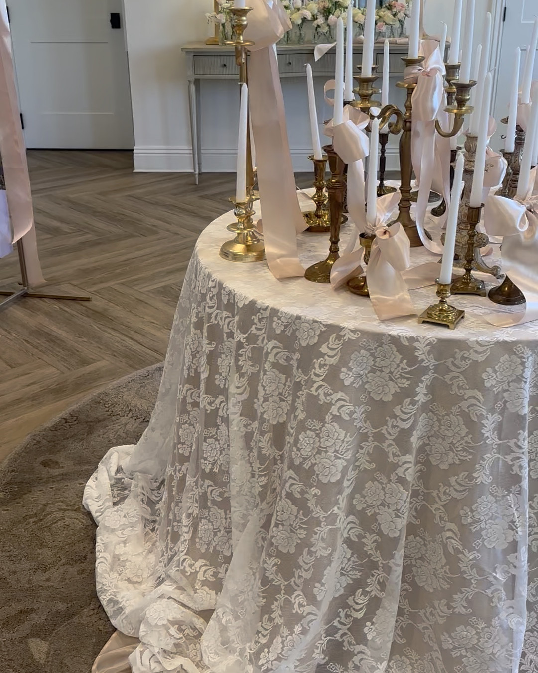 FRENCH INSPIRED WEDDING 
or you could say Beauty and the Beast inspired… which is my vibe! 
BOWS + LACE+ BRASS

I designed this wedding for my favorite people… and I only do this for ones I adore and love! 💕yay for young true love, ya know?! 

I linked several of the items I used for the wedding… some things were antique or vintage so I linked other similar items! 
 