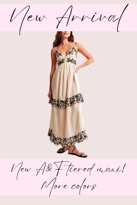 Abercrombie tiered maxi dress, A&F spring dresses 

#LTKstyletip #LTKtravel