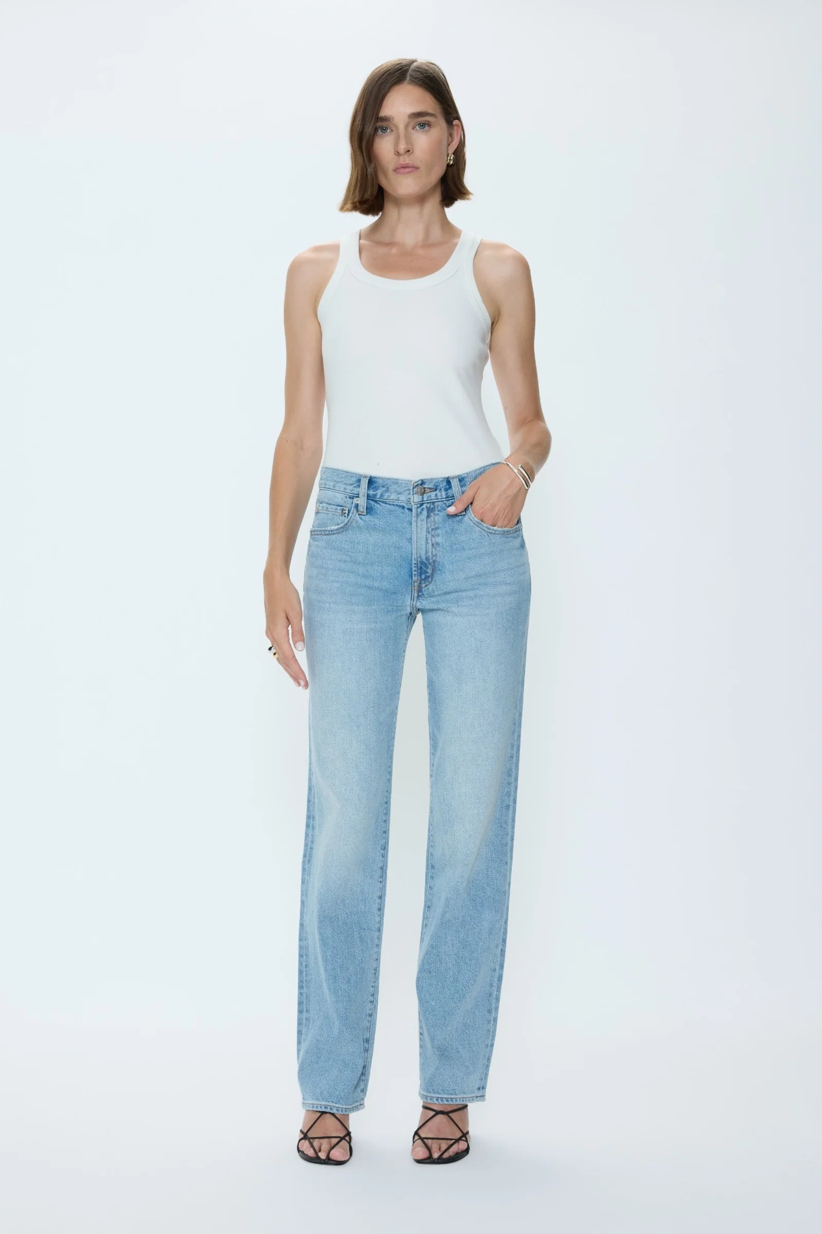 Issa Mid Rise Relaxed Straight - Road Trip | Pistola Denim