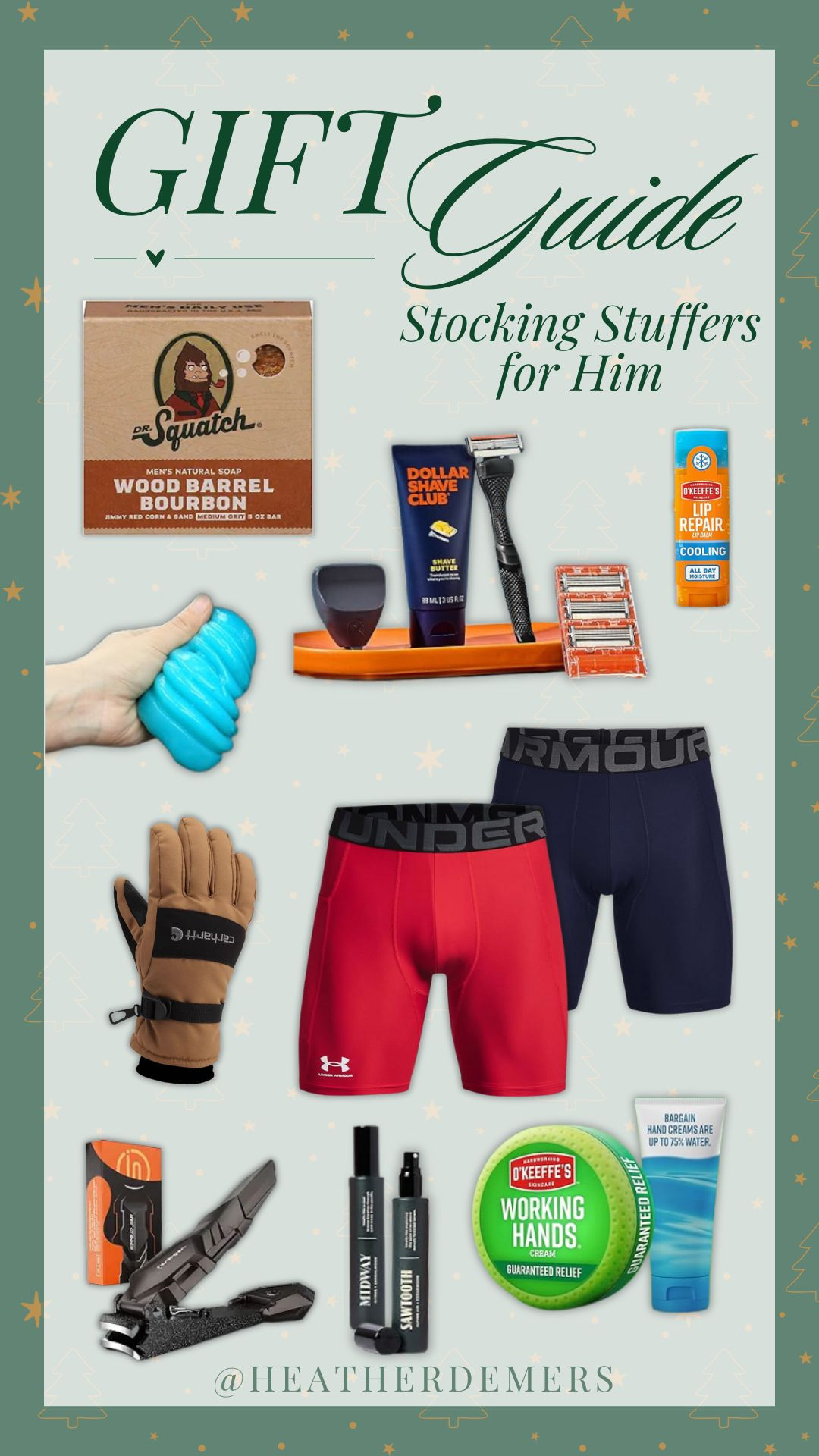 Stocking Stuffer Gift Guide for him!!  🎄

The perfect small gifts to full up his stocking with love and joy this holiday season!!  

 

#LTKActive #LTKHoliday #LTKGiftGuide