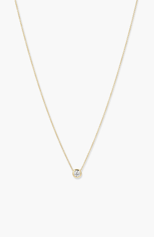 Large Diamond Necklace in Yellow Gold by MEJURI at Nordstrom | Nordstrom