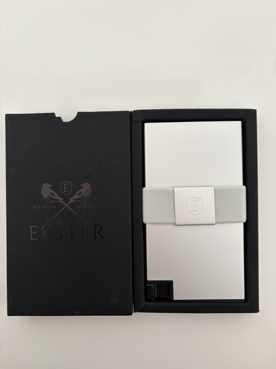 Ekster Card Holder Metallic Silver | eBay UK