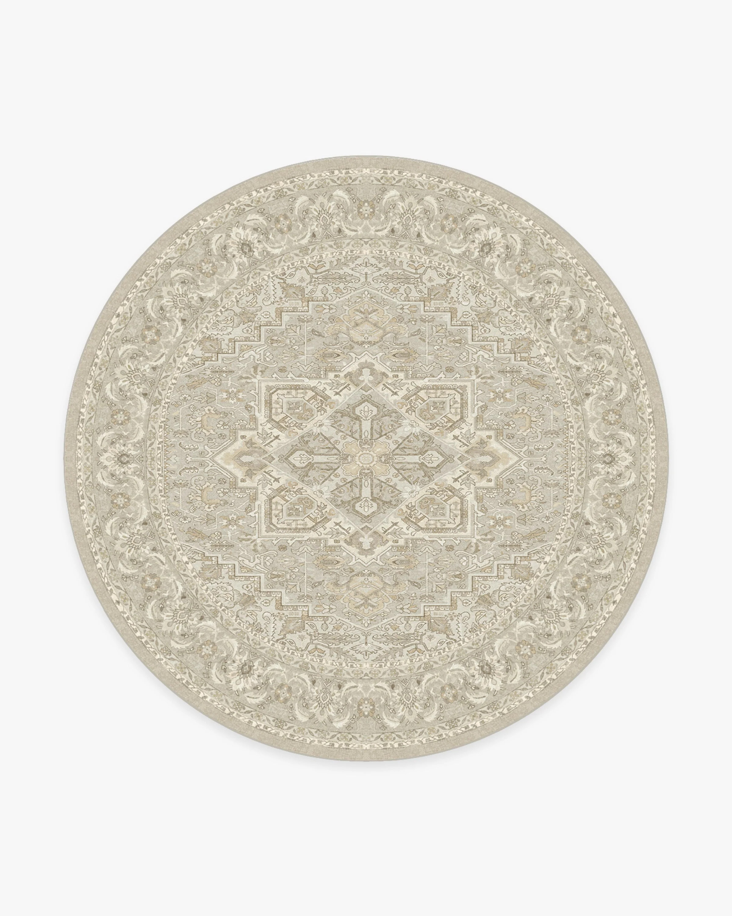 Hendesi Heriz Cream Flatwoven Rug | Ruggable