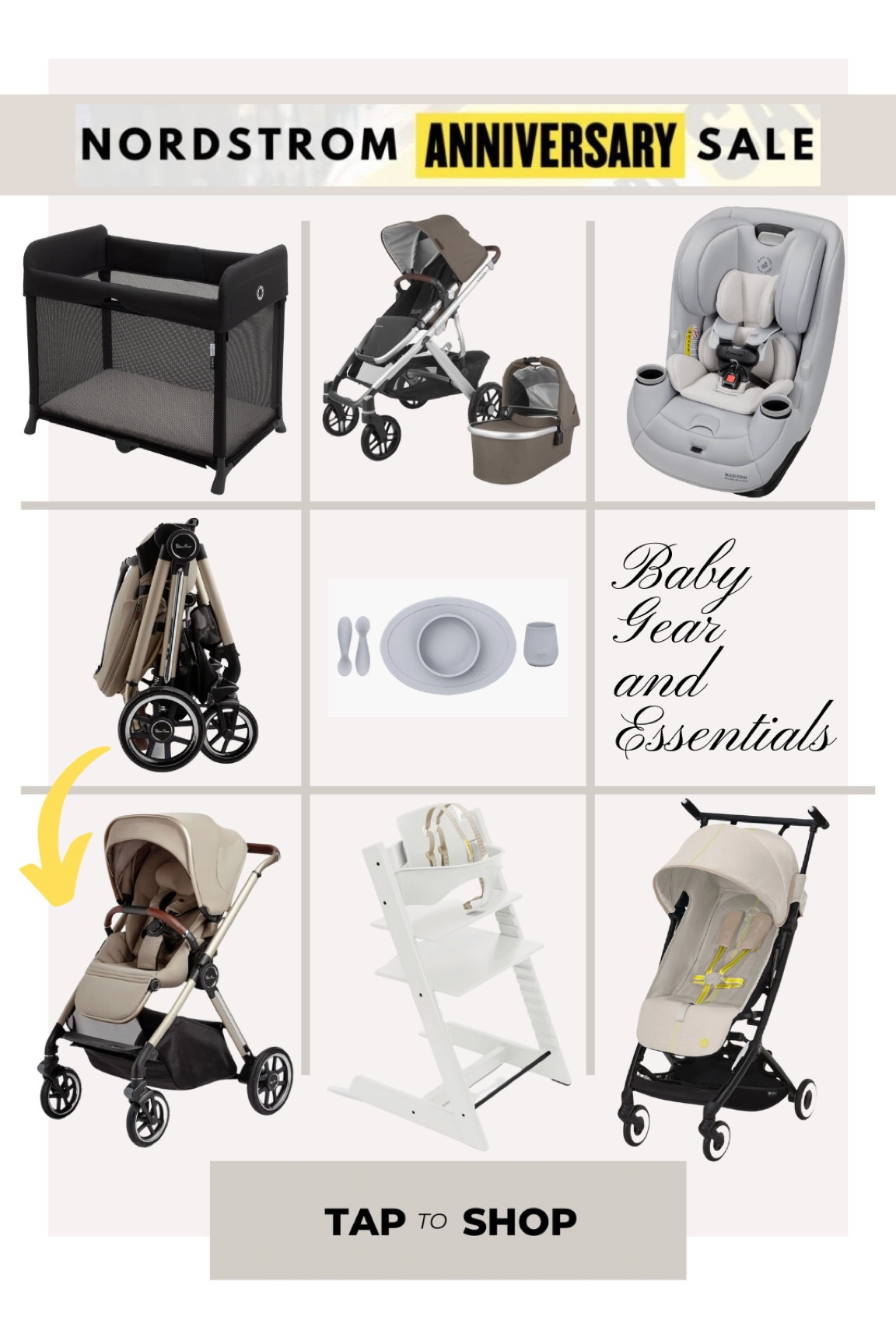 Nordstrom Anniversary Sale picks 💛 baby gear and essentials | Uppababy stroller (have and love) | car seat (bought this exact one last year during the sale) | compact stroller (have and love) 

#LTKfamily #LTKxNSale #LTKbaby