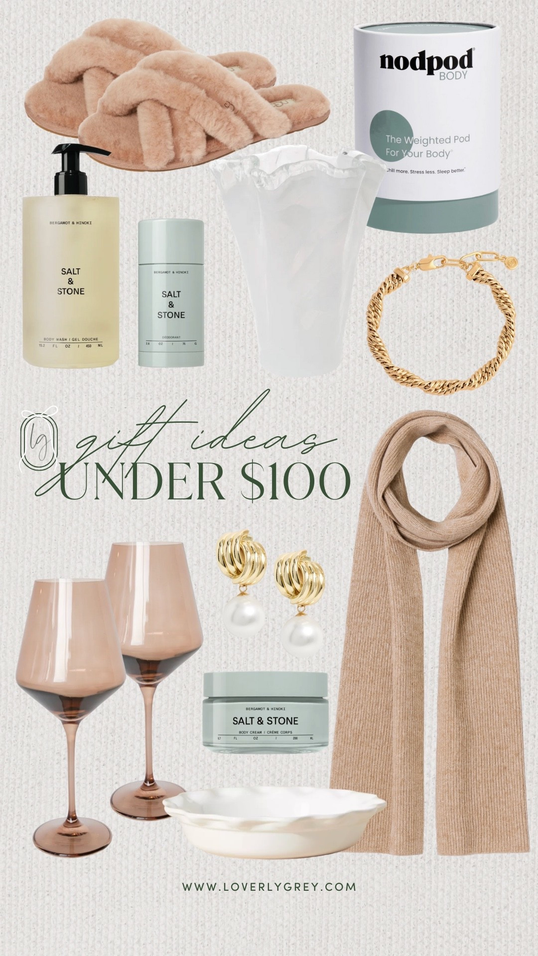 Christmas gift ideas that are under $100! I have those Ugg slippers & love them! Such a great find for under $100!

Loverly Grey, gifts under $100, gift guides, gift ideas for her, mom gift ideas 

#LTKHoliday #LTKFindsUnder100 #LTKGiftGuide