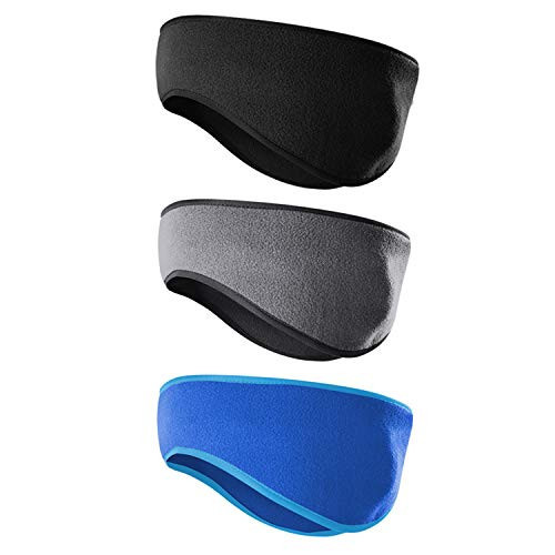 JOEYOUNG Fleece Ear Warmers for Men Women Kids - Winter Headband Ear Muffs Ear Covers for Cold Weather Running Cycling Ski | Amazon (US)