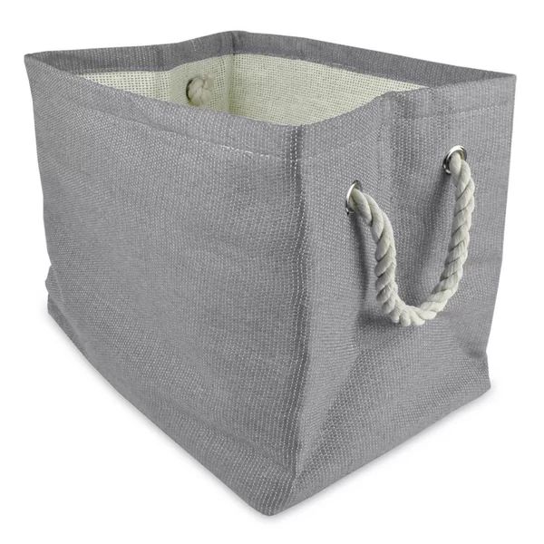 Collete Rectangle Solid Basket Fabric Bin | Wayfair North America