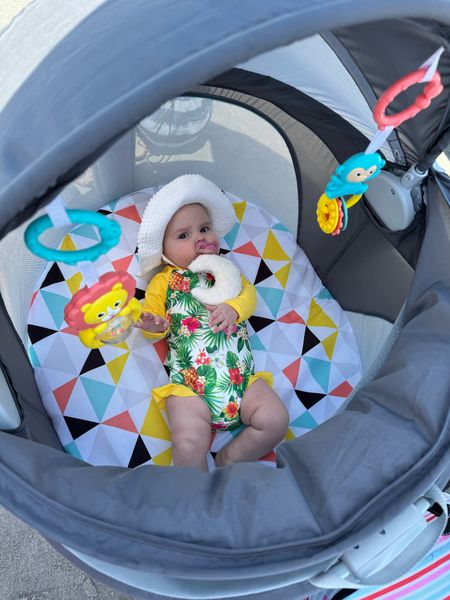 How we manage baby in the sun on vacation! Have a tent with full shade, sun hats, and long sleeve bathing suit, lots of baby sunscreen! Linked what we use below 🧴☀️

#LTKSwim #LTKBaby #LTKTravel