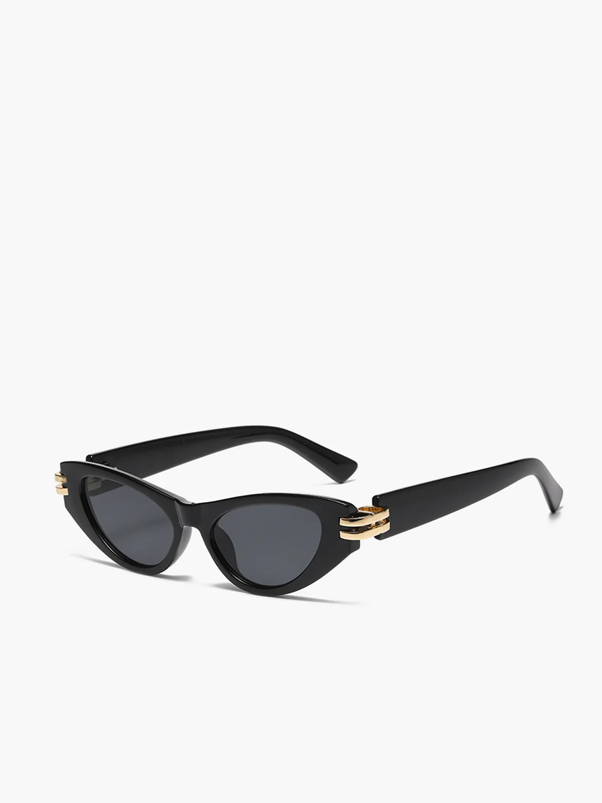 Cat Eye Black Frame Sunglasses | Commense