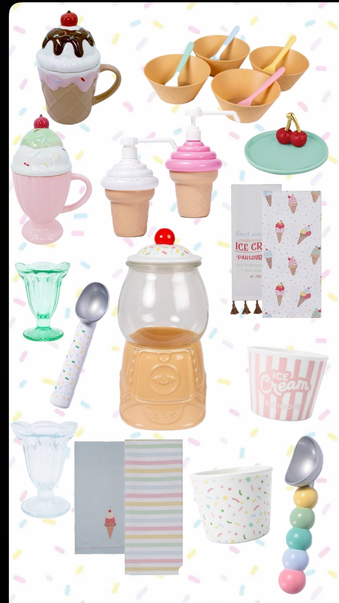 How cute is this summer icecream decor / icecream bar set from Target! Everything is $5 or less and would be so cute for an icecream bar!! 🍦🍨

#LTKSeasonal #LTKHome