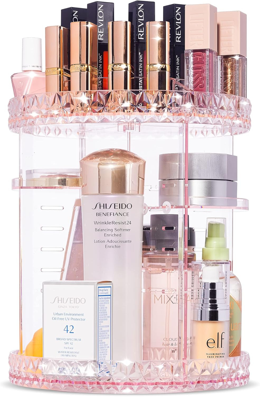 Sorbus Rotating Makeup Organizer, 360° Rotating Adjustable Carousel Storage for Cosmetics, Toile... | Amazon (US)