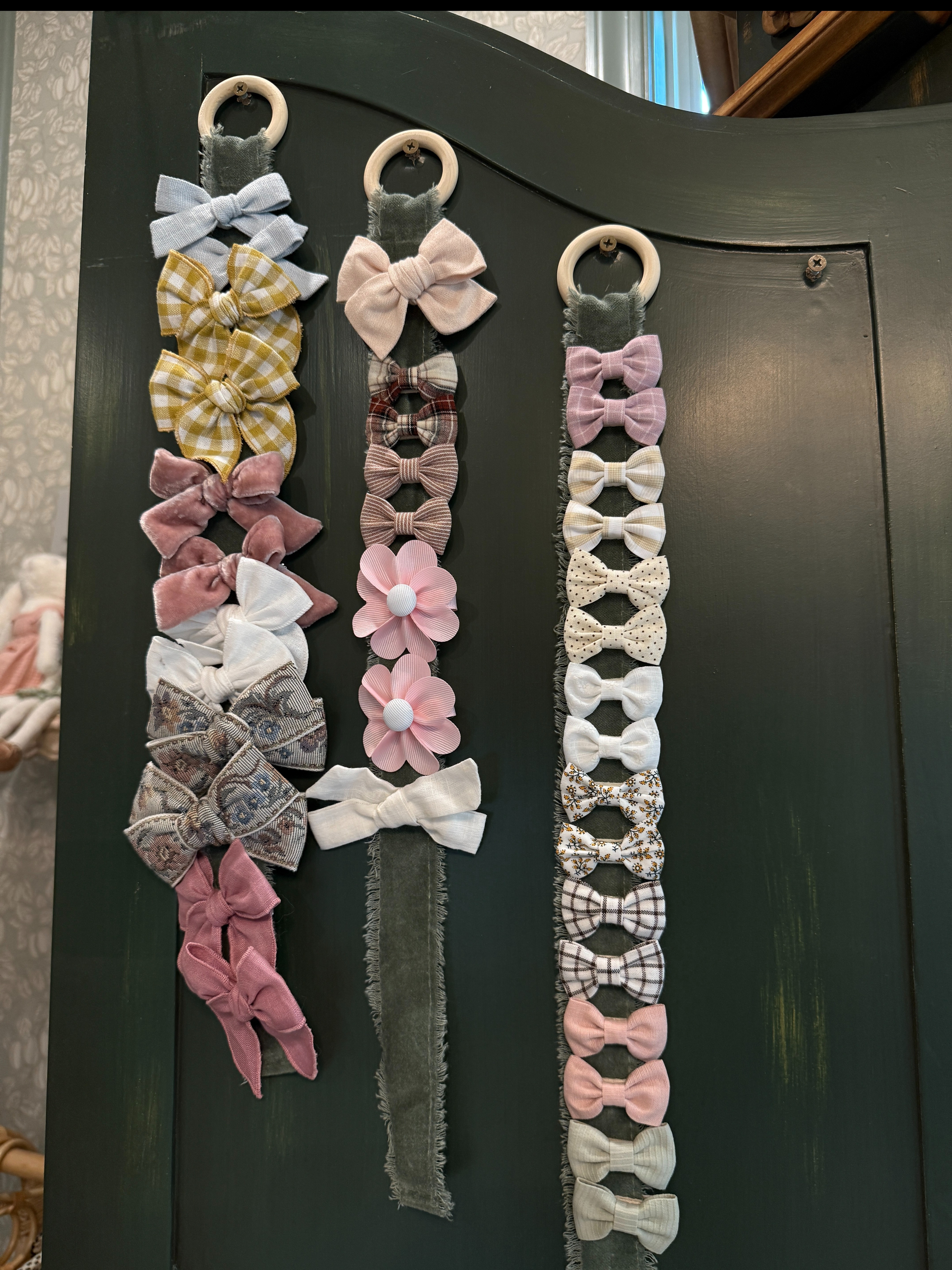 What's in baby girl's nursery! These bow clips from Etsy are perfect for keeping all of the bows organized!  

 #LTKFindsUnder50 #LTKBaby