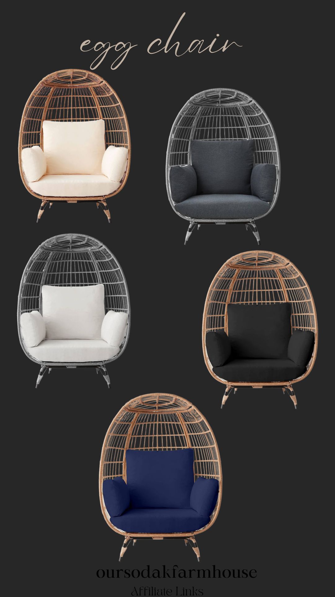 Outdoor egg chairs
 | Amazon (US)